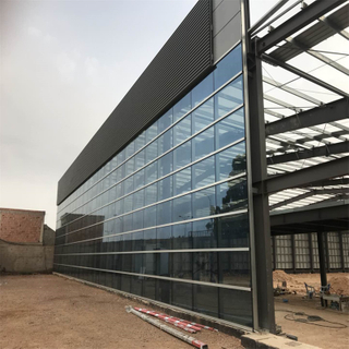 Entrepôt/atelier industriel préfabriqué de structure métallique légère galvanisée à chaud de bâtiment en métal