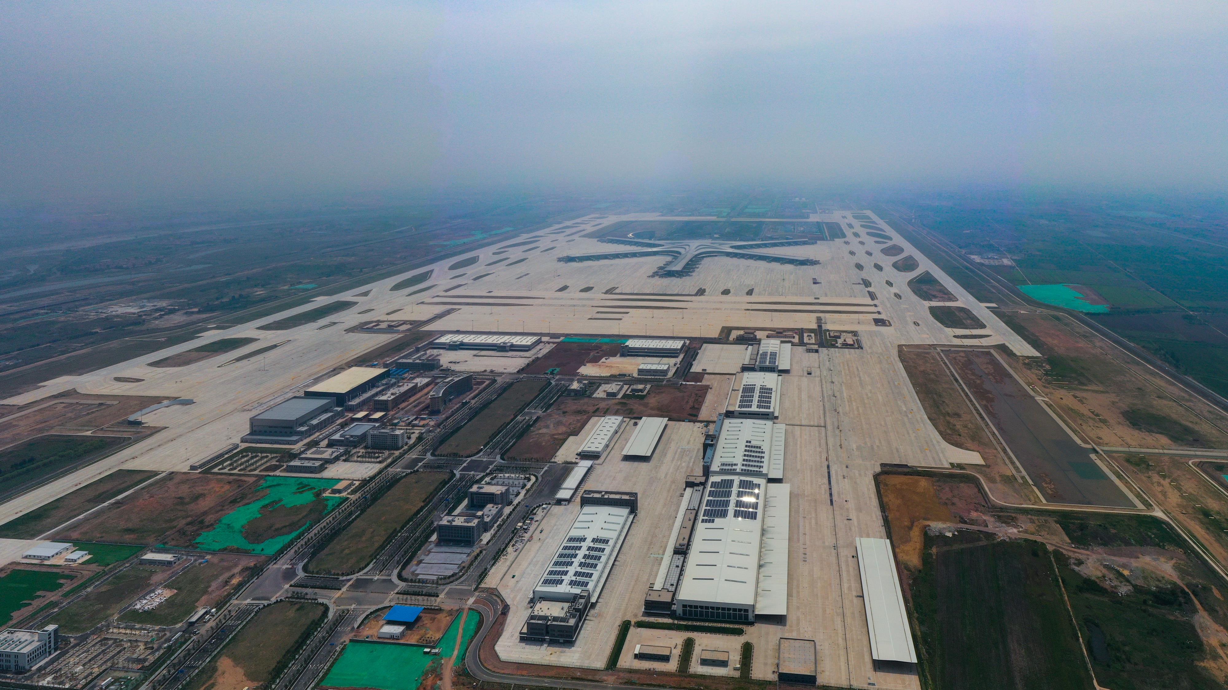 Bâtiment à ossature de structure métallique de préfabrication d'aéroport pour l'entrepôt