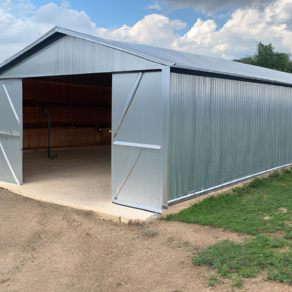 Le bétail a préfabriqué le hangar de moutons de structure métallique de cadre en métal