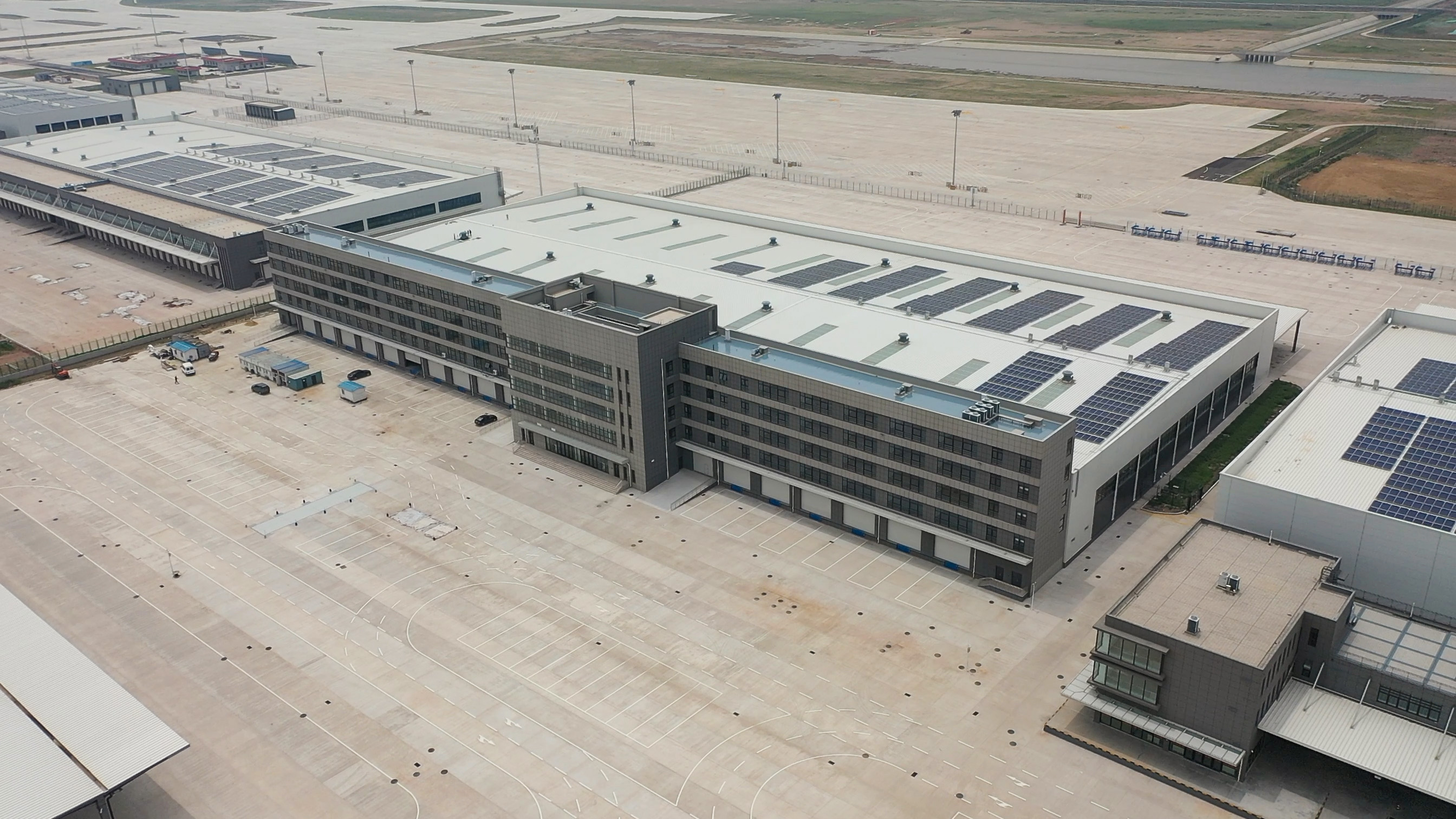 Bâtiment à ossature de structure métallique de préfabrication d'aéroport pour l'entrepôt