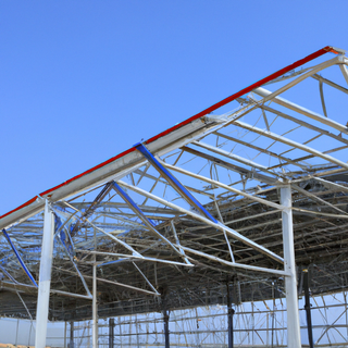 Hangar d'atelier industriel grand entrepôt de structure métallique de maison préfabriquée