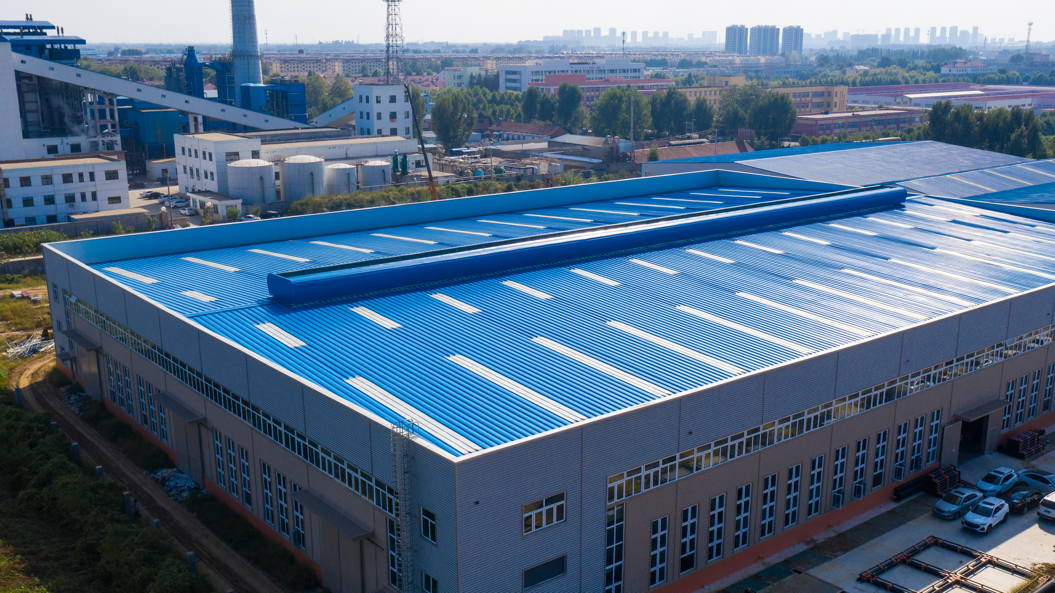 Atelier de structure métallique légère préfabriquée