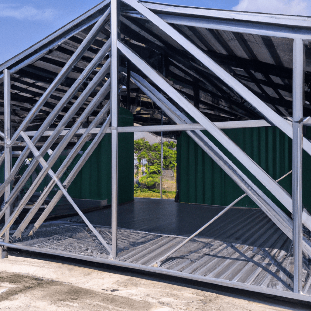 Bâtiment industriel préfabriqué d'entrepôt de stockage de Hall de structure métallique