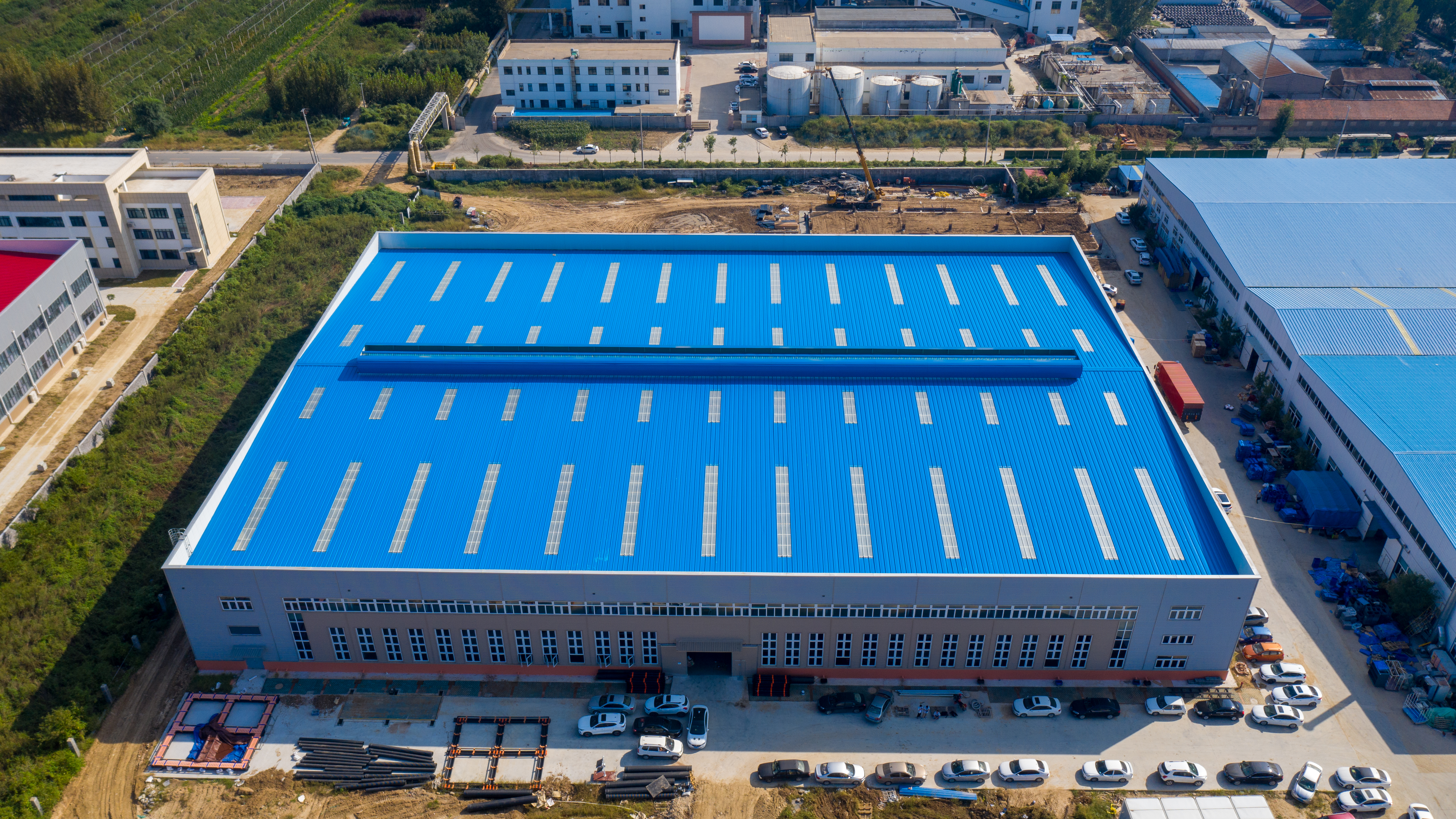 Atelier de structure métallique légère préfabriquée