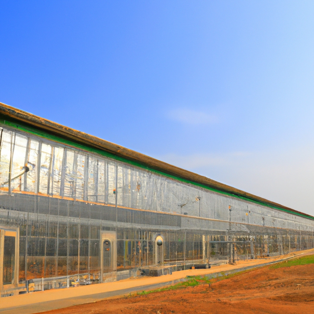 Labory modernisé par structure métallique préfabriquée avec le mur en verre de rideau