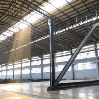 Entrepôt en acier léger de bâtiment de structure métallique d'installation facile