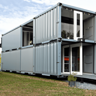 Maison de conteneur de bureau Maison préfabriquée modulaire à double chambre entièrement assemblée Maisons de conteneur