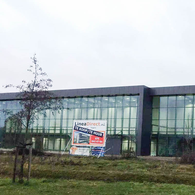 Salle d'exposition en verre de structure métallique de bâtiment en acier commercial adapté aux besoins du client